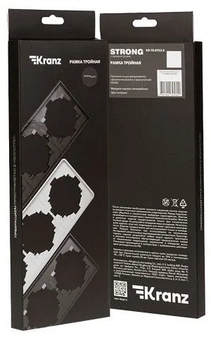 Рамка на 3 поста Kranz STRONG KR-78-0753-5