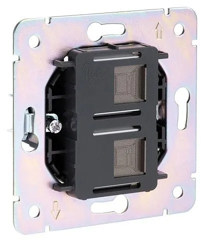 Розетка двойная Ethernet RJ-45 без рамки Kranz STRONG KR-78-0725-6
