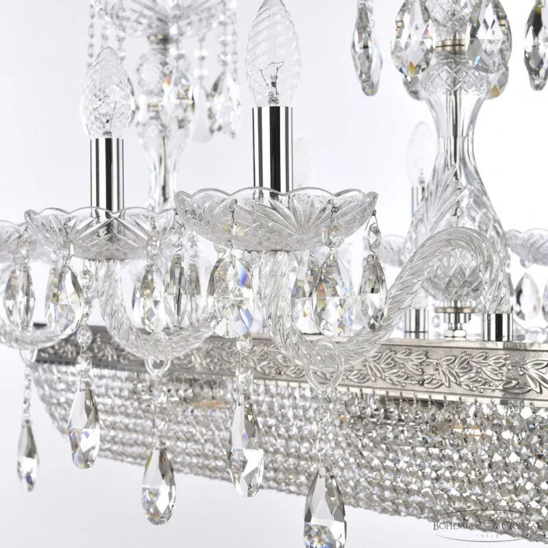Подвесная люстра Bohemia Ivele Crystal 1452 1452/8/195/800 Ni
