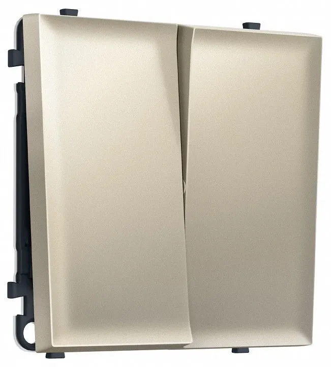 Переключатель перекрестный двухклавишный без рамки Ambrella Volt MS MS543030