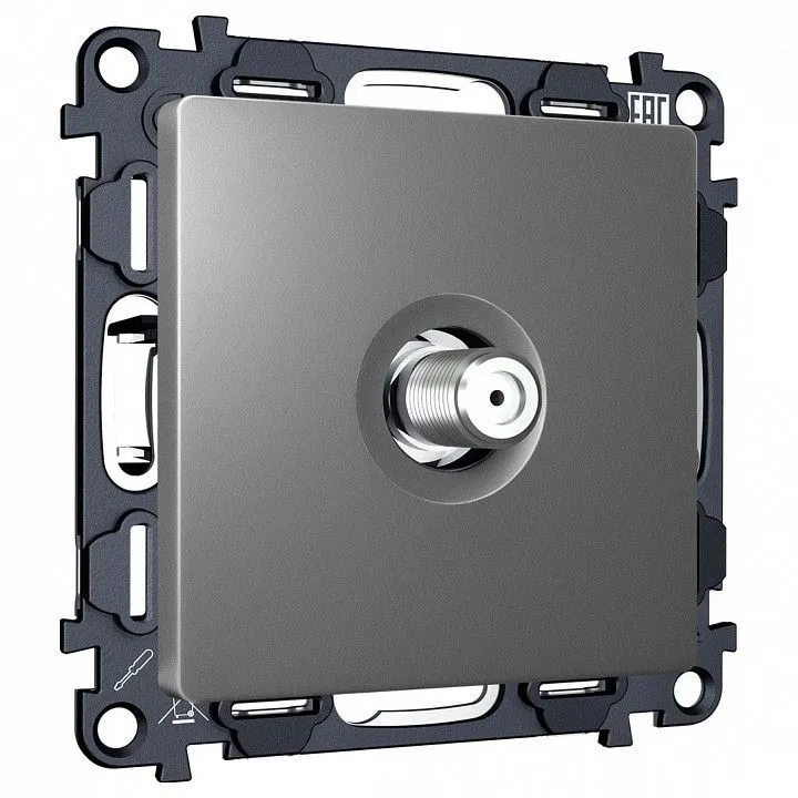 ТВ-розетка без рамки Ambrella Volt ALFA MA663050