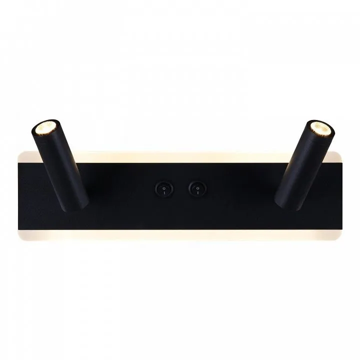 Накладной светильник Reluce Technical  86213-9.2-001CT LED9+6W BK