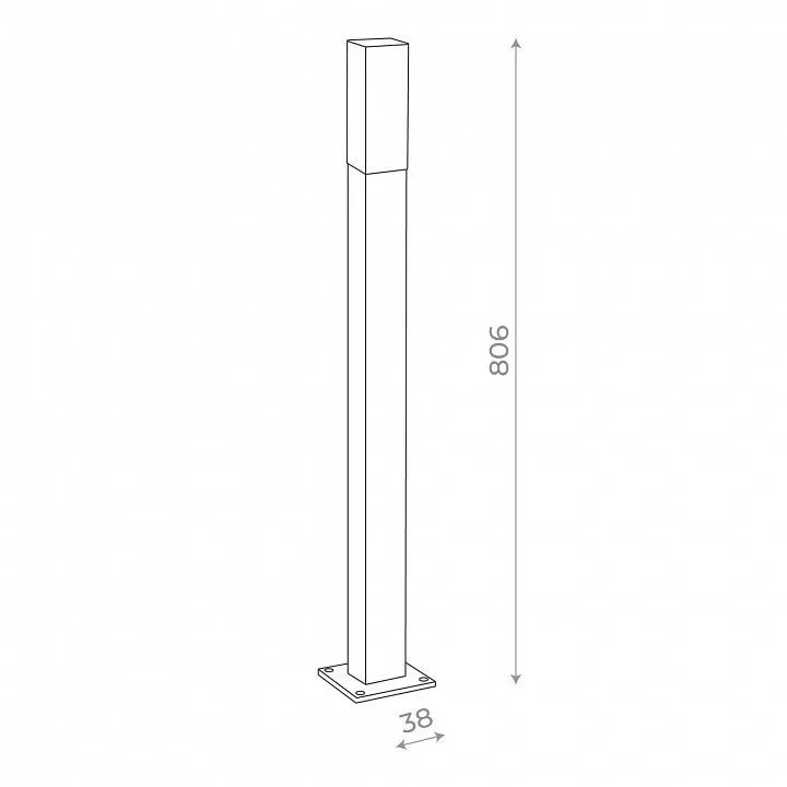 Наземный низкий светильник ST-Luce SL101 SL101.715.01