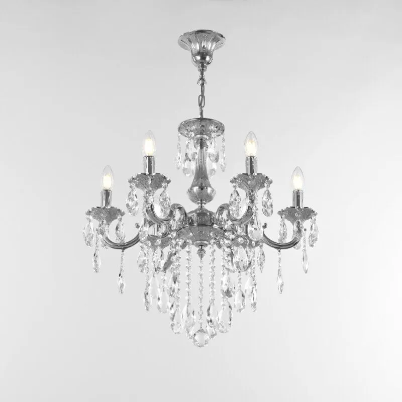 Подвесная люстра Bohemia Ivele Crystal AL77 AL77101/6/175 B Ni