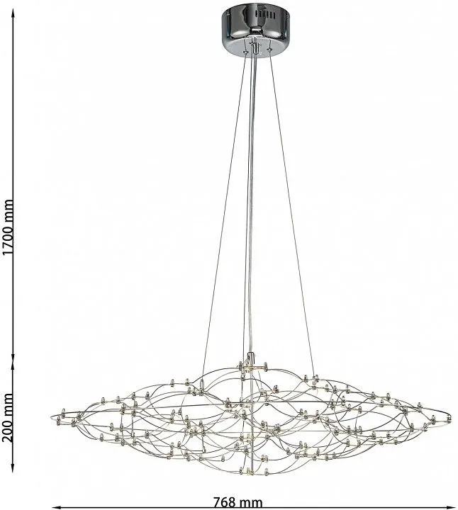 Подвесная люстра Favourite Thinner 4305-8P