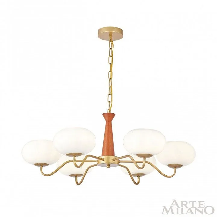 Подвесная люстра Arte Milano AM-Napoli 310166/D780/6 BS/WD