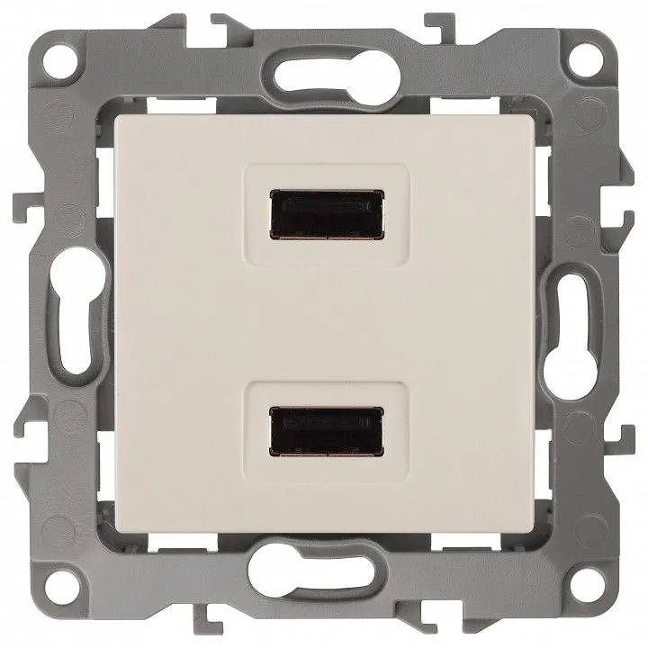 Розетка USB, без рамки Эра Эра 12 12-4110-02