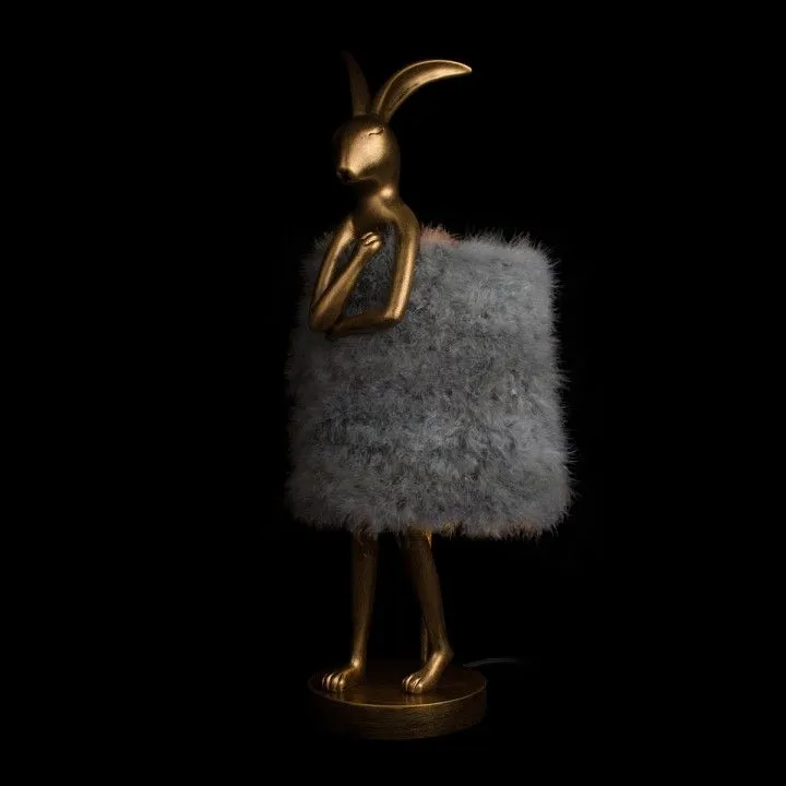Настольная лампа декоративная Loft it Lapine 10315/B Grey fluff
