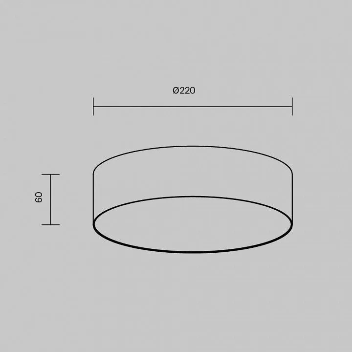 Накладной светильник Maytoni Technical Зон C032CL-24W3K-RD-B