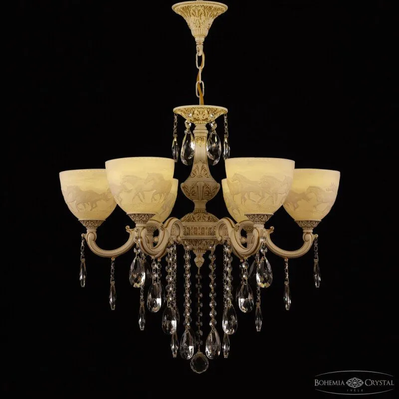 Подвесная люстра Bohemia Ivele Crystal AL7801 AL78101/6/175 B WMG P1 U Horse