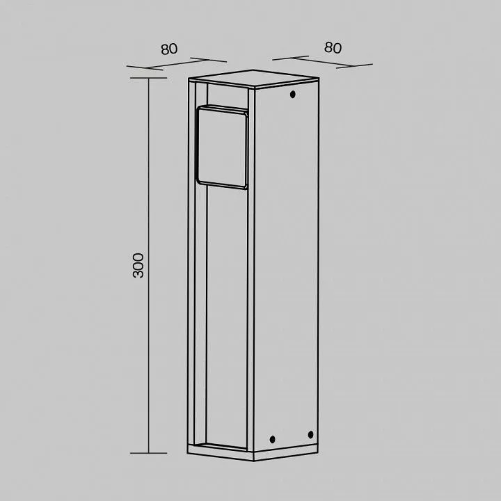 Блок розеток наземный Maytoni Outdoor Розетка O459FL-GF01SC