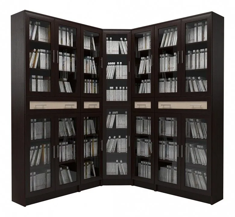 Шкаф книжный Мебелайн Мебелайн-23 Б-МН-023 Шкаф книжный Мебелайн Мебелайн-23 Б-МН-023