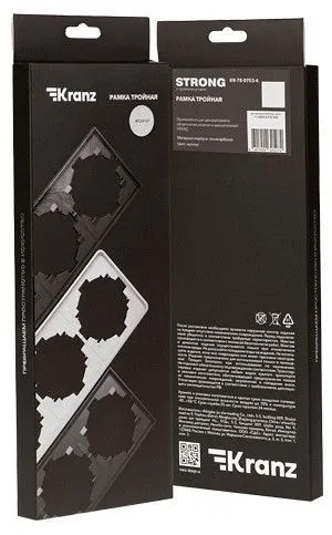 Рамка на 3 поста Kranz STRONG KR-78-0753-4