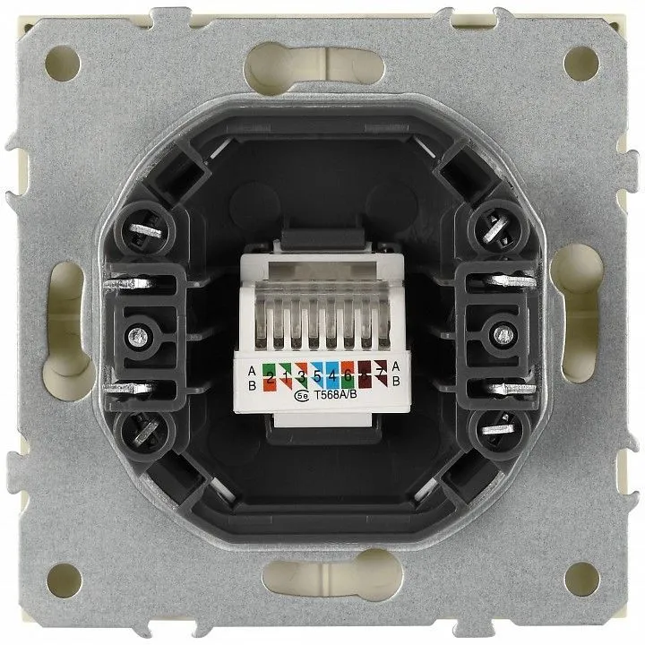 Розетка Ethernet RJ-45 без рамки Эра Galaxy Б0070737