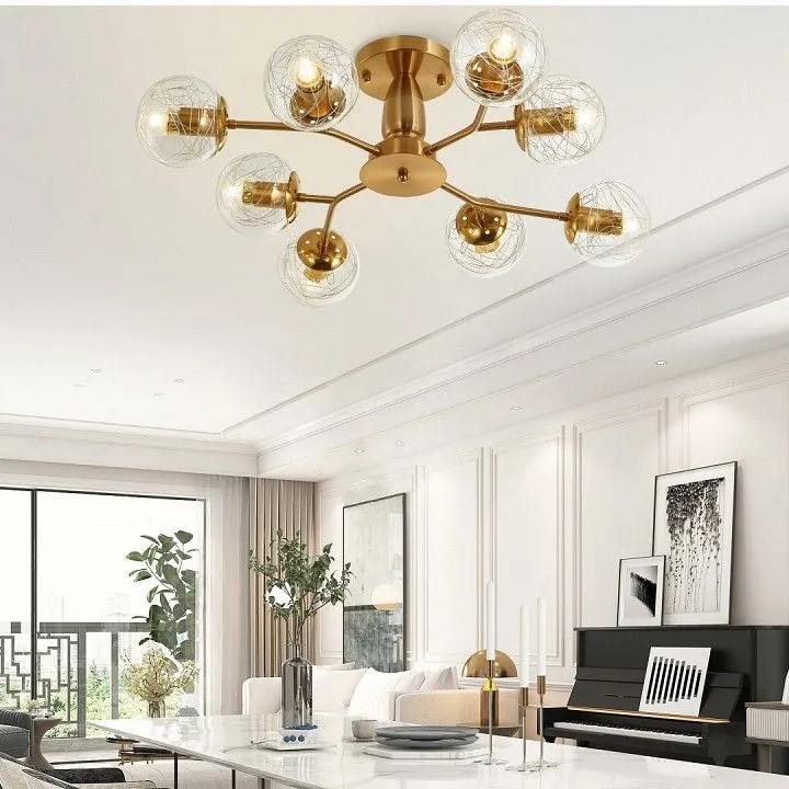Люстра на штанге Arte Milano Neapolis-75908 275908/8 GD