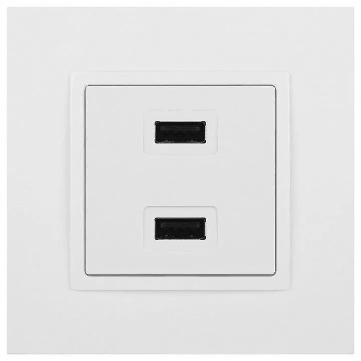 Розетка 2хUSB type A без рамки Эра Эра Elegance 14-4110-01
