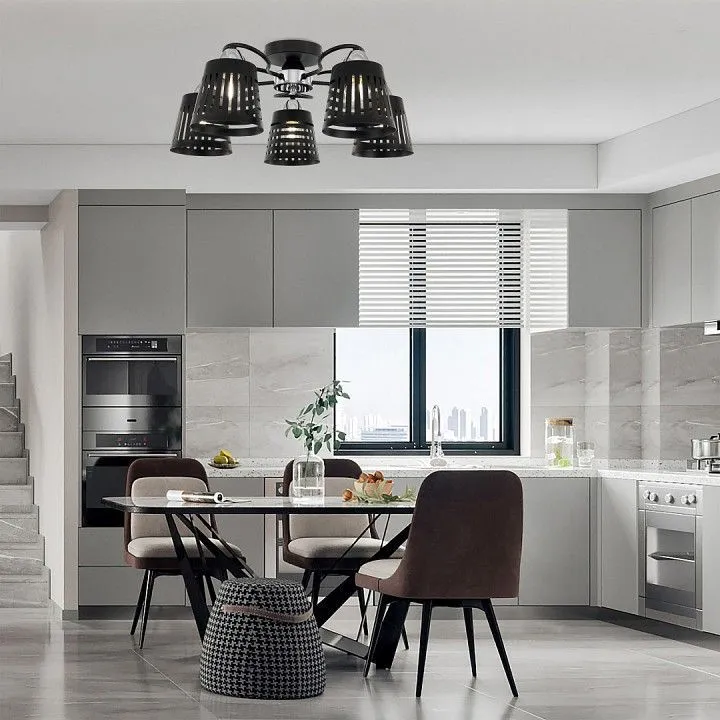 Потолочная люстра Arte Milano AMALFI-328207 328207/5 BK.CR