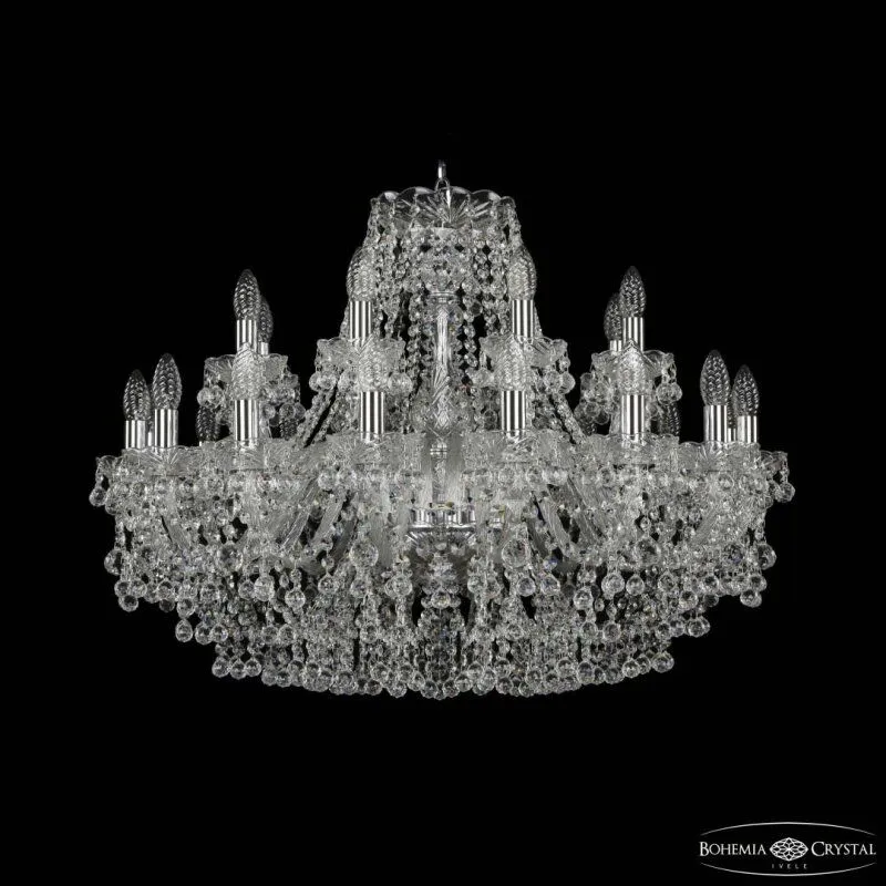 Подвесная люстра Bohemia Ivele Crystal 1409 1409/16+8/300 Ni