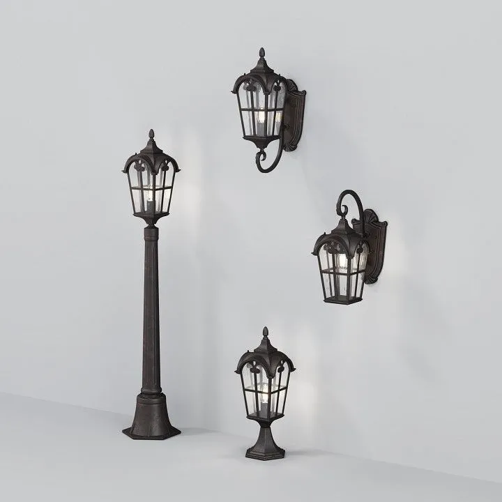 Наземный низкий светильник Maytoni Outdoor Albion O413FL-01BZ