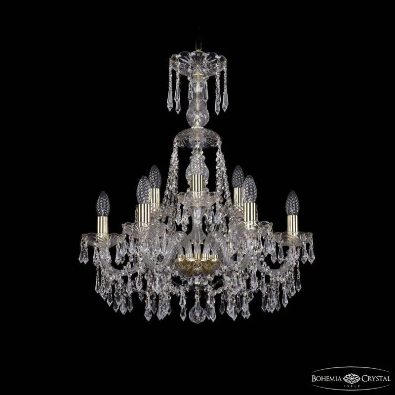 Подвесная люстра Bohemia Ivele Crystal 1403 1403/6+3/195/XL-65 G