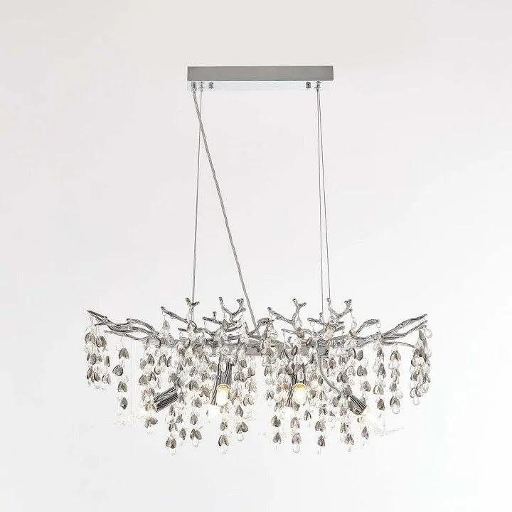 Подвесная люстра Arte Milano Веточка 230210.700.6.E14.H3 CB Clear-Smoky BUT-Clear