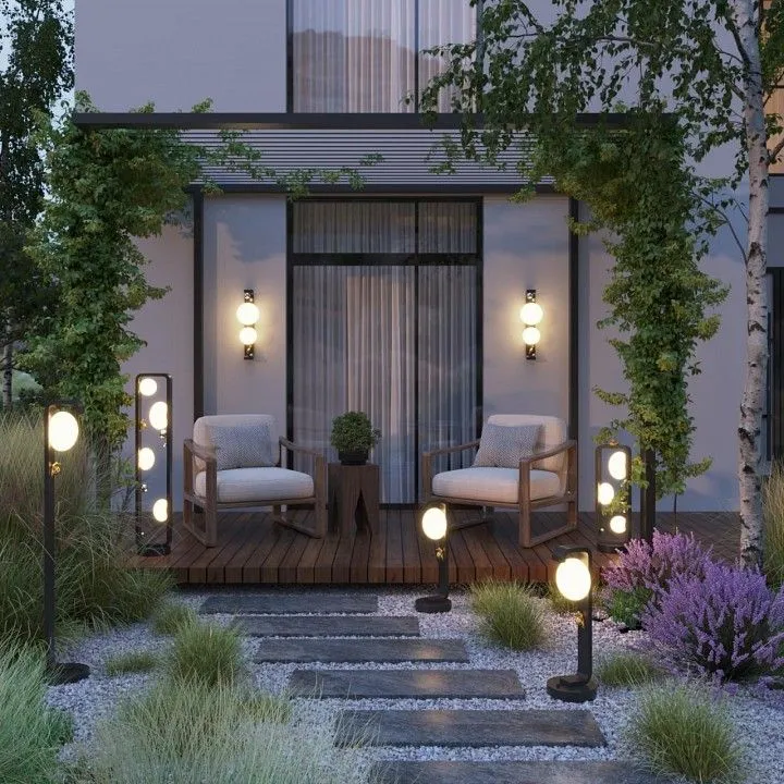 Наземный высокий светильник Odeon Light NATURE 5434/1FA