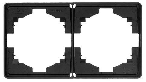 Рамка на 2 поста Kranz ROUND KR-78-0752-3