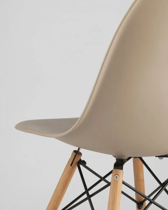 Набор из 4 стульев Stool Group Eames 8056PP DARK GREY X4, УТ000005356 Набор из 4 стульев Stool Group Eames 8056PP DARK GREY X4, УТ000005356
