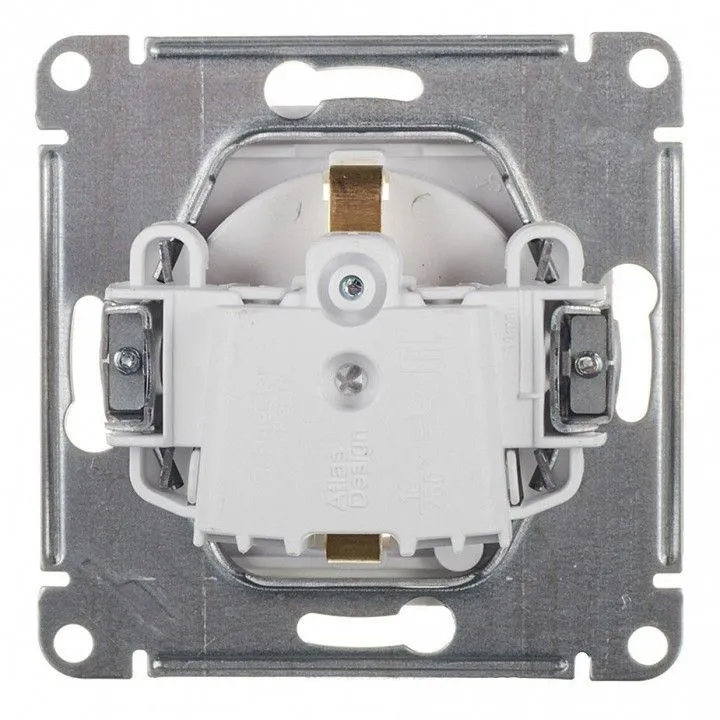 Розетка с заземлением и шторками, без рамки Systeme Electric AtlasDesign ATN440146, SE ATN440146