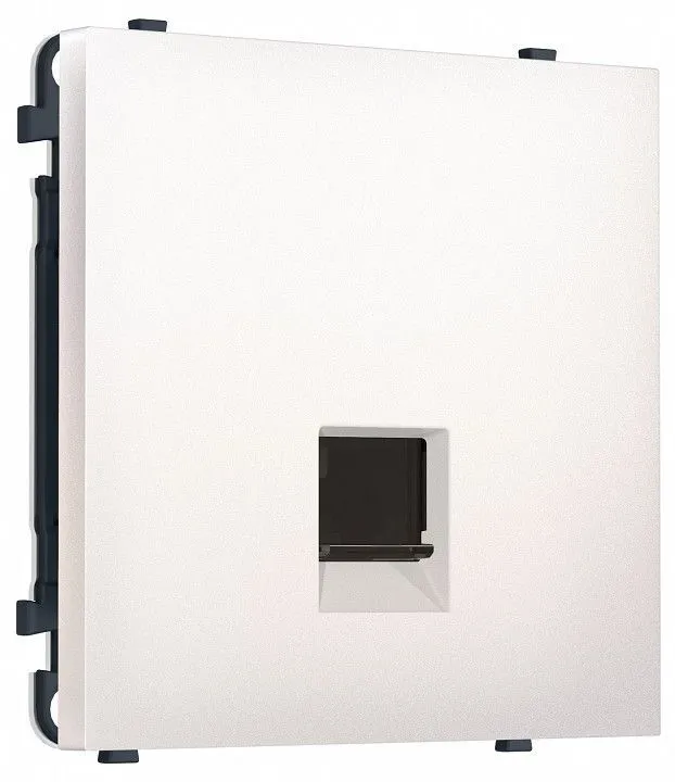Розетка Ethernet RJ-45 экранированная и со шторками, без рамки Ambrella Volt MS MS212005