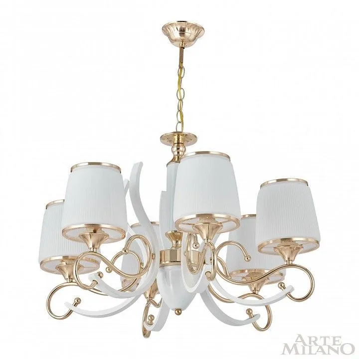 Подвесная люстра Arte Milano Florentia-3857 303857/6 Wh/Gd