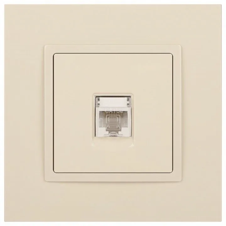 Розетка Ethernet RJ-45 без рамки Эра Эра Elegance 14-3107-02