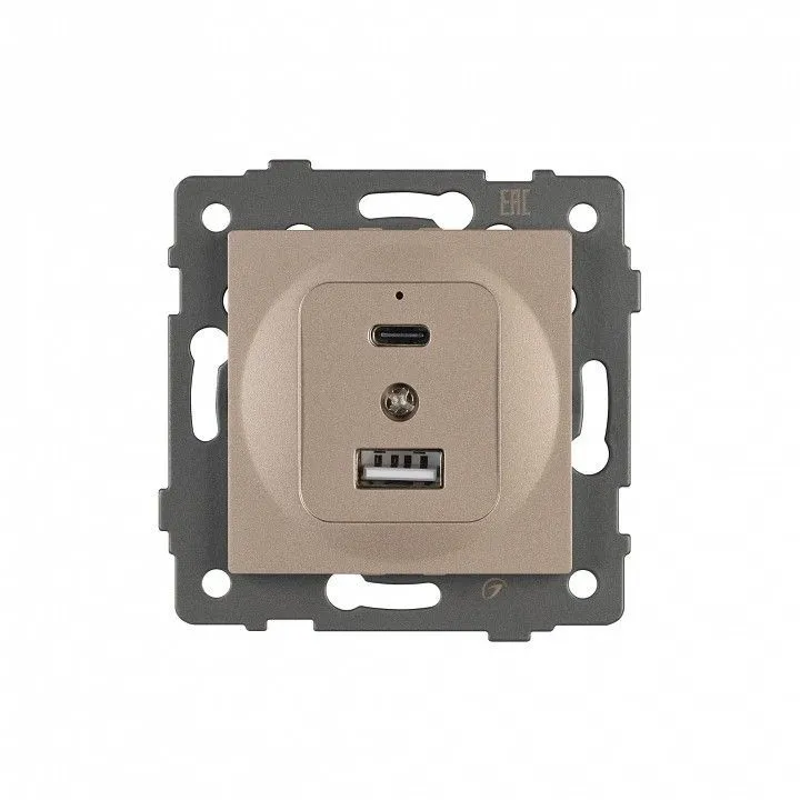 Механизм розетки 2хUSB type A и C Arlight SCT 049841