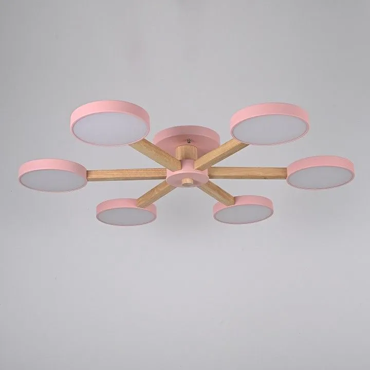 Люстра на штанге Imperiumloft TURNA Pink TURNA01