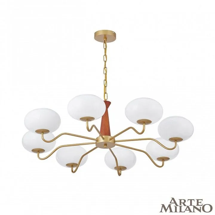 Подвесная люстра Arte Milano AM-Napoli 310166/D900/8 BS/WD