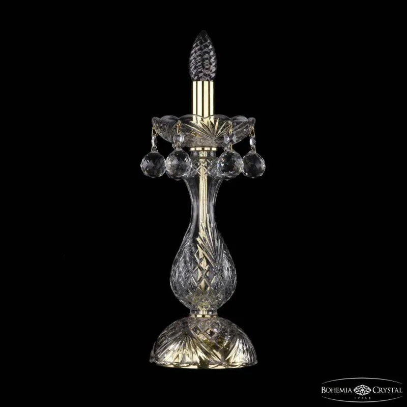Настольная лампа декоративная Bohemia Ivele Crystal 1409 1409L/1-35 G