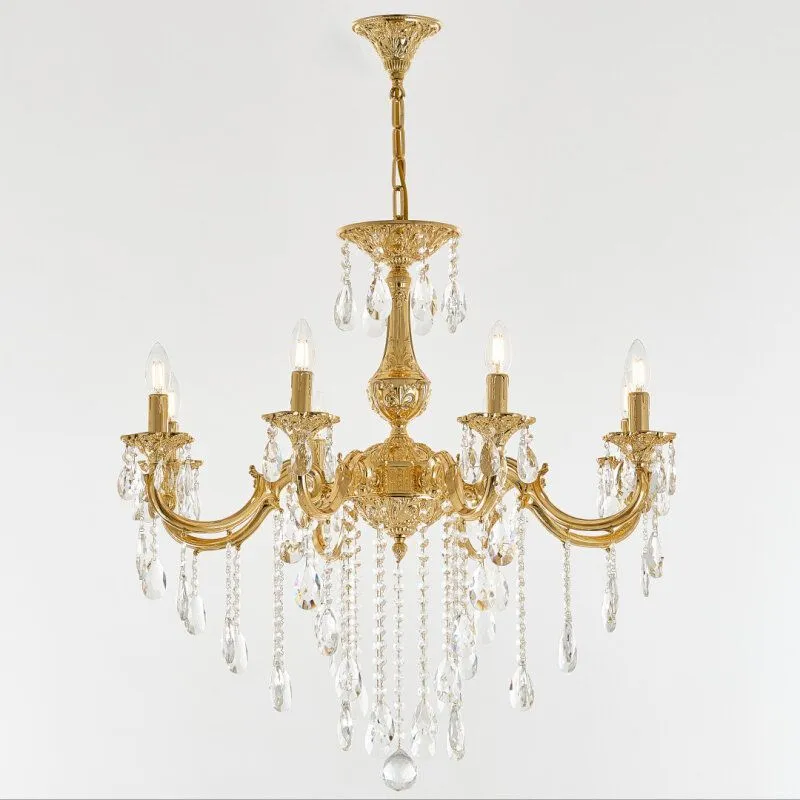 Подвесная люстра Bohemia Ivele Crystal AL7801 AL78101/8/250 B G