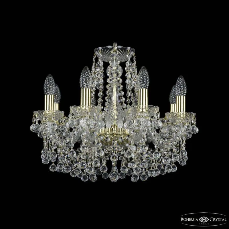 Подвесная люстра Bohemia Ivele Crystal 1409 1409/8/160 G