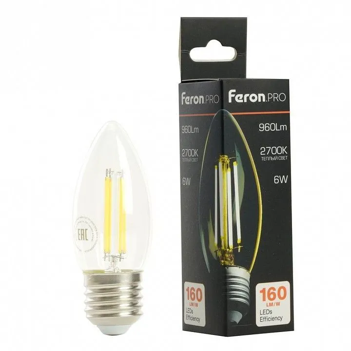 Лампа светодиодная Feron LB-1206 E27 6Вт 2700K 51238