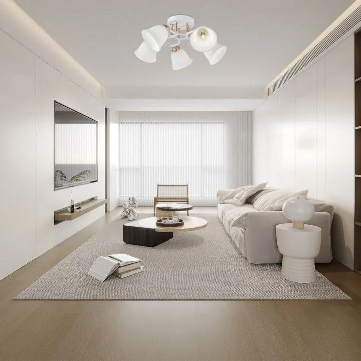 Потолочная люстра Arte Milano AMALFI-325395 325395/5A WH+FG