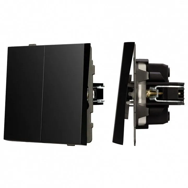 Выключатель проходной двухклавишный без рамки Arlight SWT 054067