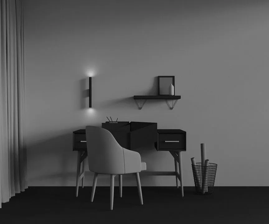 Бра Maytoni Technical Калипсо C082WL-12W2.7K-B