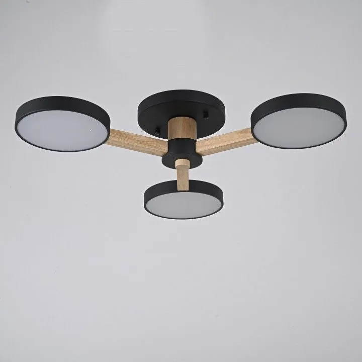 Люстра на штанге Imperiumloft TURNA Black TURNA01