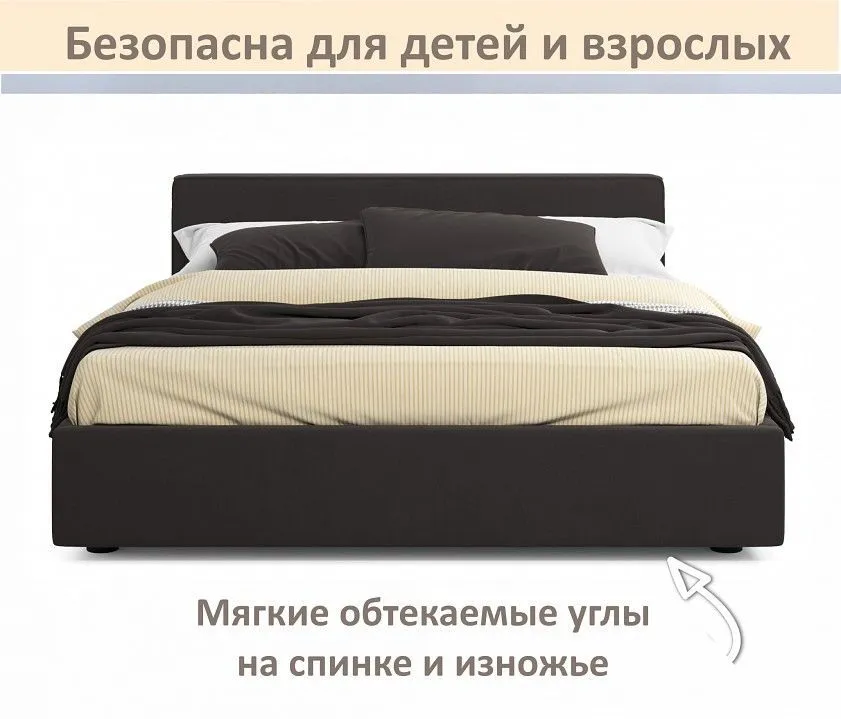 Кровать двуспальная Skandi 1600