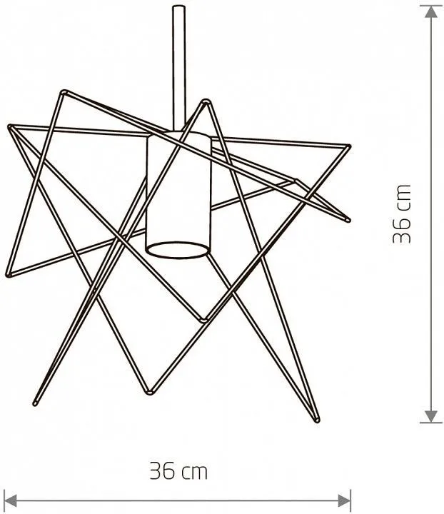 Плафон металлический Nowodvorski Cameleon Gstar 10327