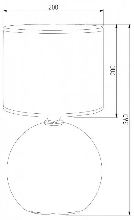 Настольная лампа декоративная TK Lighting Palla 5087 Palla