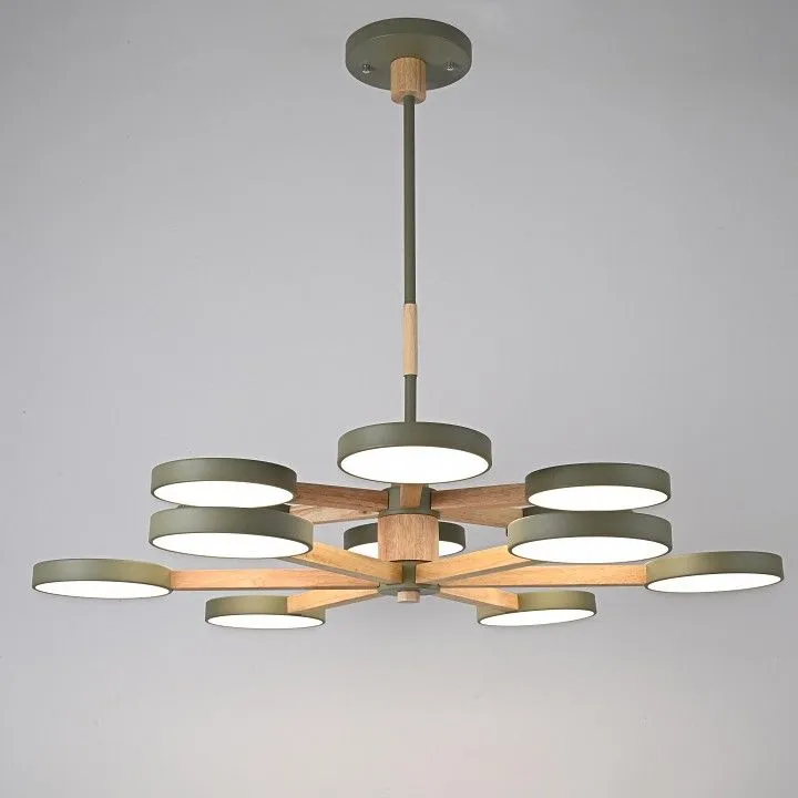 Люстра на штанге Imperiumloft TURNA Khaki TURNA-DBL01