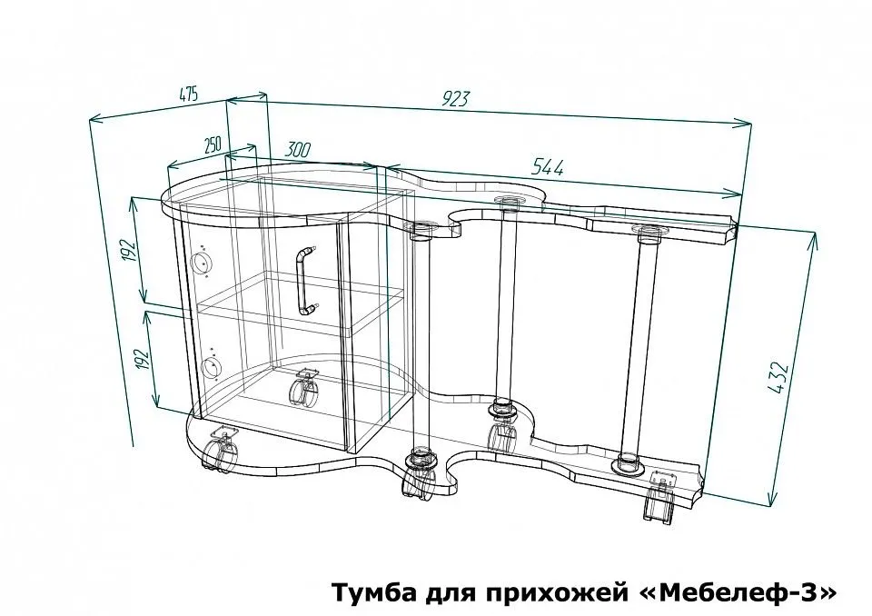 Тумба Мебелеф-3