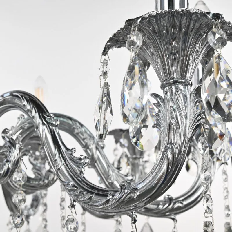 Подвесная люстра Bohemia Ivele Crystal AL7901 AL79101/10/250 B Ni