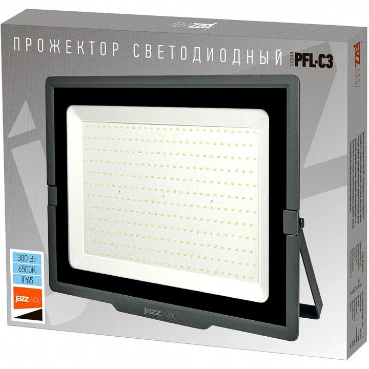 Настенно-потолочный прожектор Jazzway  PFL- C3 300w  6500K IP65
